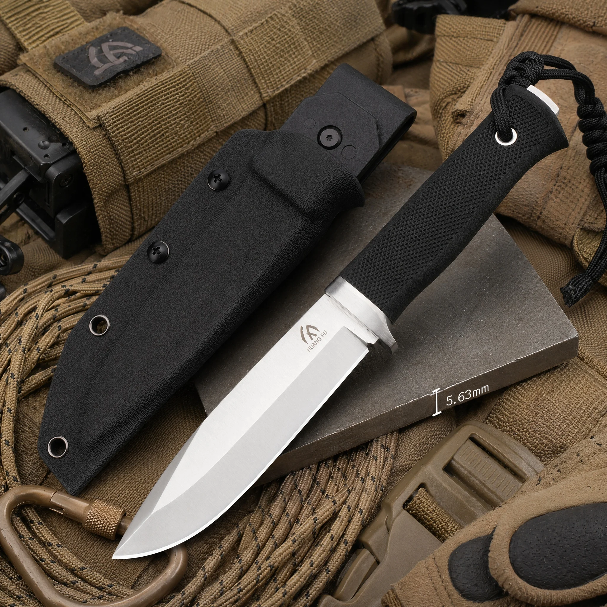 Hochwertige Outdoor-Messer mit hoher Härte, tragbare kleine Messer für Camping und Wandern, Geschenke für Männer.