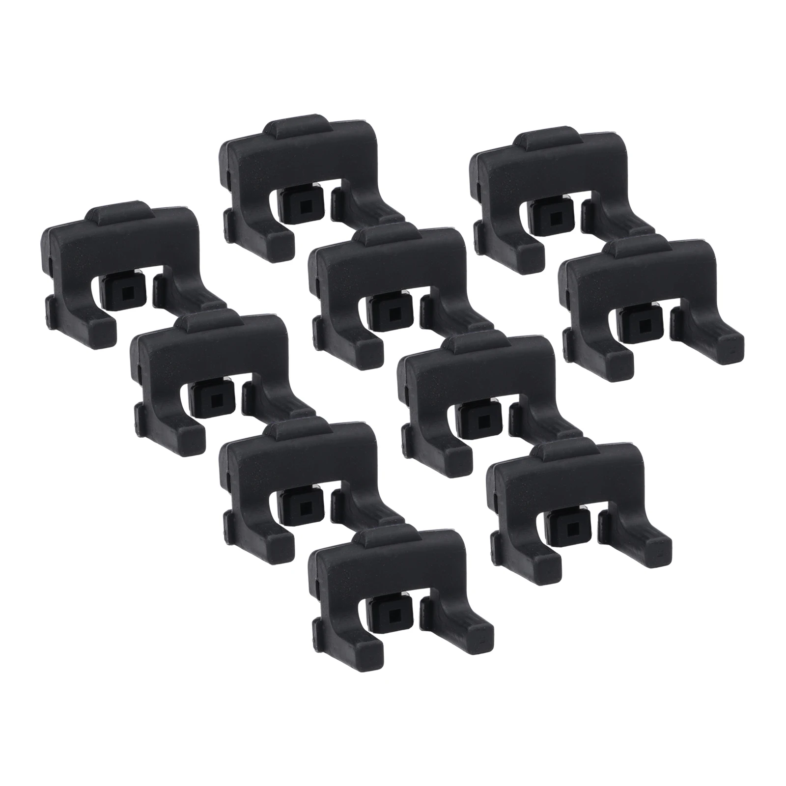 Los parachoques de goma de silicona resistentes al calor para freidora de aire evitan el roce de metal, fáciles de quitar, se adapta a la mayoría de las sartenes para grill