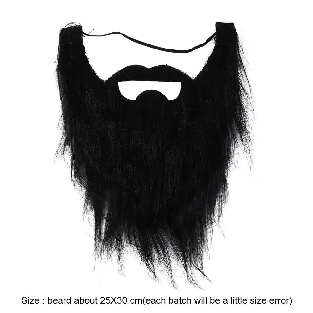 Artificial Beard Realistic Fake Beard Fake Beard Long Fluff Halloween Fake Mustache Handmade 30cm Halloween Costume DIY