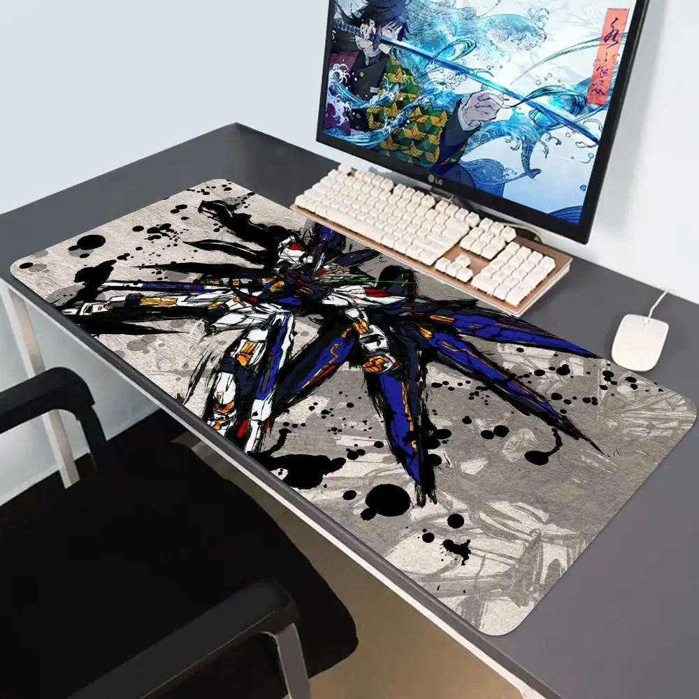 

Anime G-GUNDAMes mouse pad Gaming Locking Edge Big Computer Gamer Large Rubber Art game teclado Mousepad Laptop Desk manga Mat