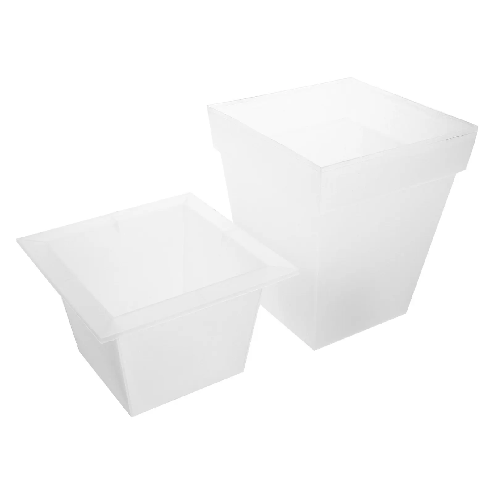 

Светящийся квадратный цветочный горшок на солнечной энергии с LED-подсветкой для украшения сада, двора, балкона, светящееся растение