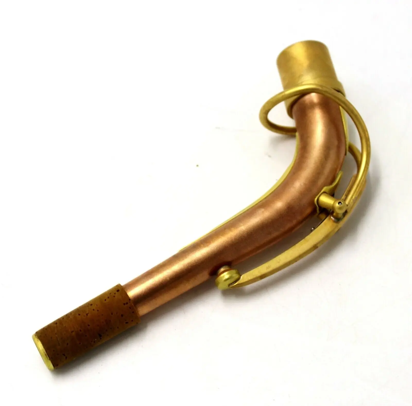 رقبة ساكسفون نحاسي للموسيقى الشرقية ، رقبة سبا ، صوفي ، غير ورنيش