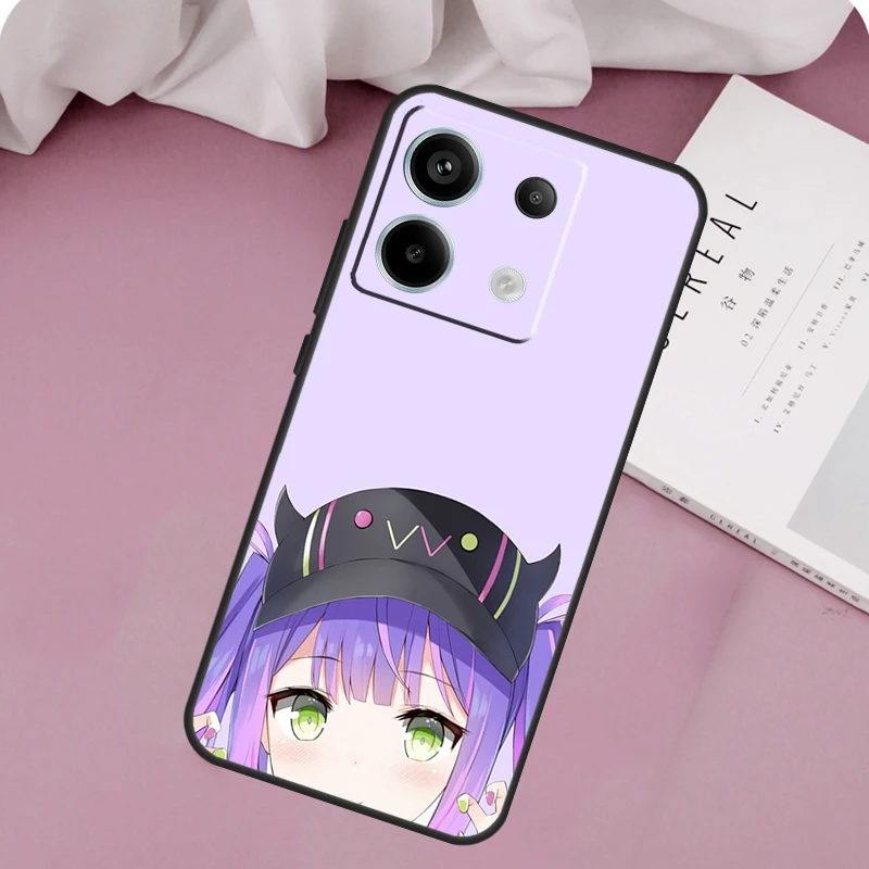 Tokoyami Towa Hololive Case For Xiaomi Redmi Note 12 11 9 10 13 Pro Plus 12S 11S 10S 9S Redmi 13C 9C 10C 12C Cover