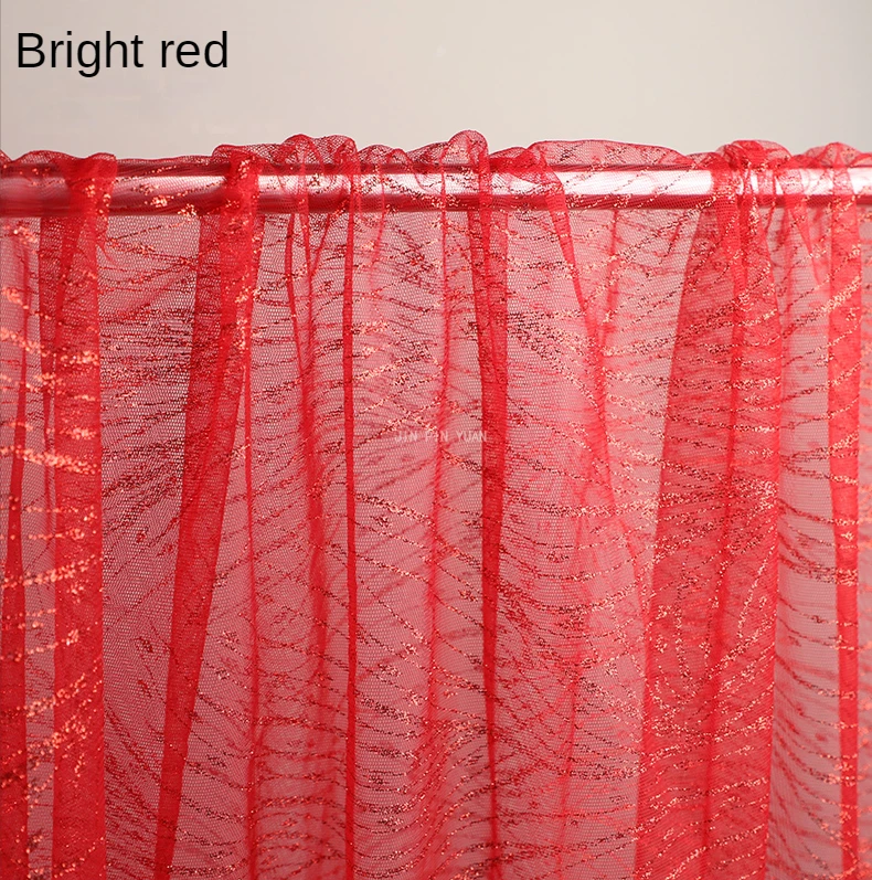 Tulle Fabric Bronzing Sequin By The Meter for Clothes Wedding Dresses Skirts Sewing Mesh Yarn Summer High-grade Decorative Cloth