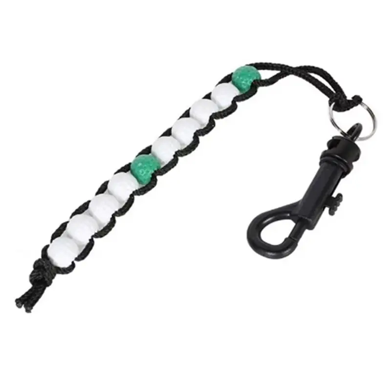 

AEF6-Nylon Woven Golf Hitting Score Counter And Plastic Golf Ball Putter Counter Sports Score Counter Golf Training AIDS