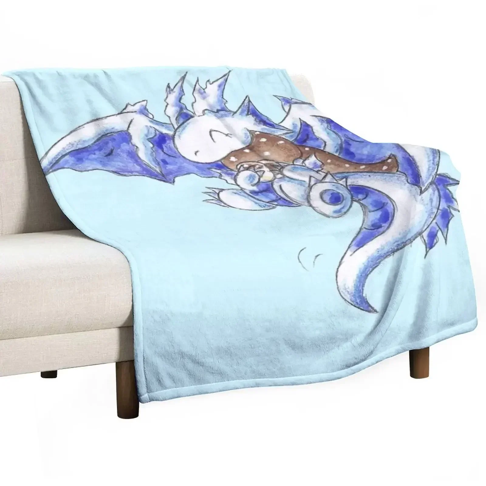 Ice and Hot Cocoa Throw Blanket Sofa Throw Sofa Quilt Luxury Throw Thin Blankets