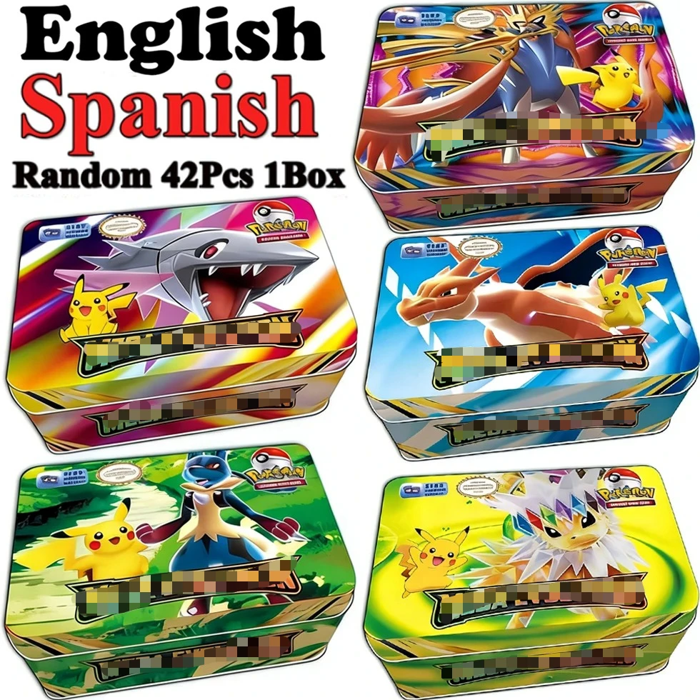 @ Cartões Pokémon Brinquedos de Batalha Origem Perdida Caixa Pokemons com Pikachu Anime Bank Pokémon Cartões de Jogo para Crianças