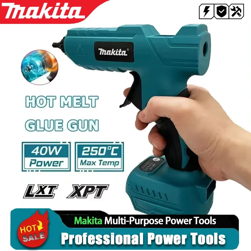 

Аккумуляторный электрический клеевой пистолет Makita 18В для термоклея, 11 мм, для домашнего творчества и DIY