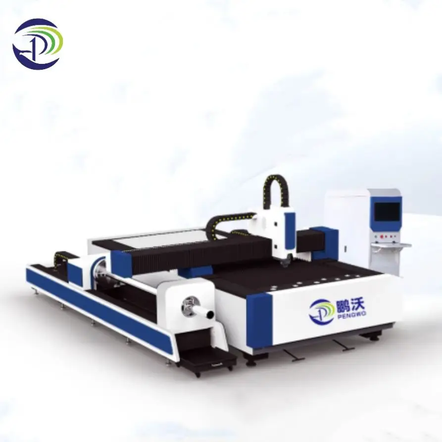 1500W-12000W G1540F Fiber  Plate Tube Cutting Machine Steel Metal Aluminum Price Cypcut Control System Hiwin AI BMP PLT