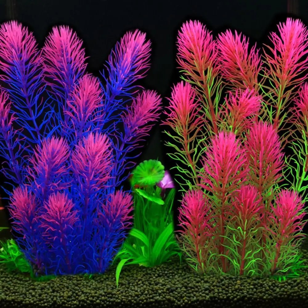 Artificial Aquarium Plants Decoration Plastic Underwater Water Weeds Viewing Decoration Fish Tank Water Grass Ornament