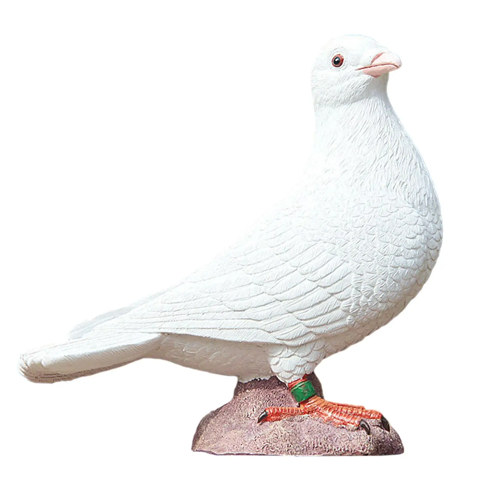 White Doves Imitation Bird Model Simulation Figurines Artificial Lover Peace Doves Bird for Party Home Outdoor Garden Decoration