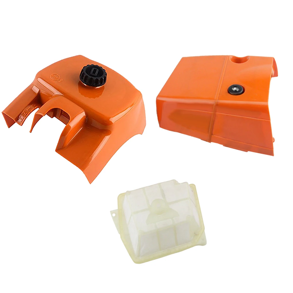 High Quality Chainsaw Air Filter Cover Kit Plastic Metal Carburetor Box Shroud for MS361 341 Outdoor Use
