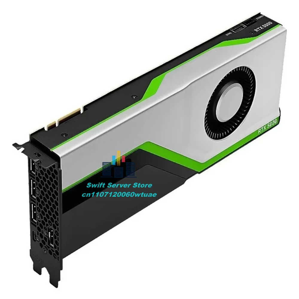 RTX 5000 16GB GDDR6 Workstation Graphics Card – PCIe 3.0 x16, 3072 CUDA Cores, 4x DP 1.4 & VirtualLink