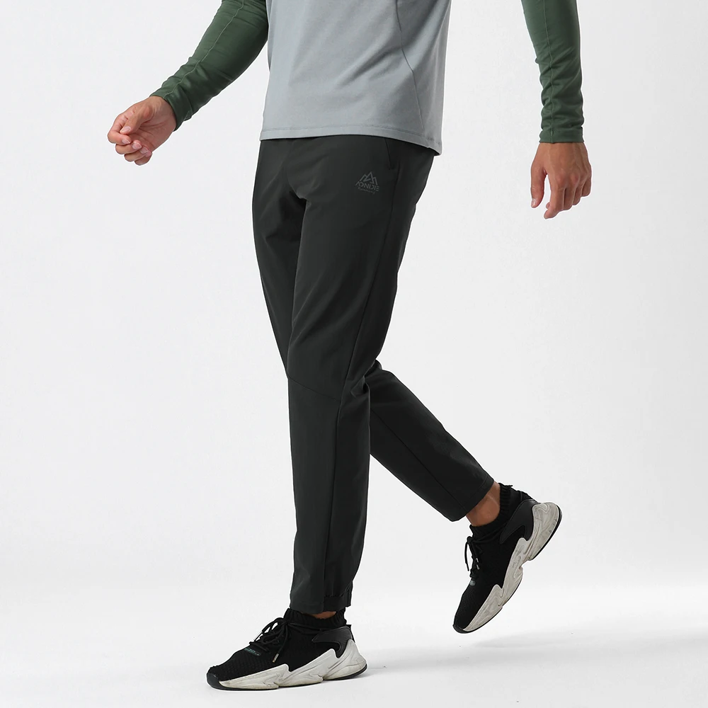 AONIJIE FM5145 Male Men Outdoor Sports Thickened Trousers Elasticated Waistband Sweatpants Tightened Hem Winter For Running