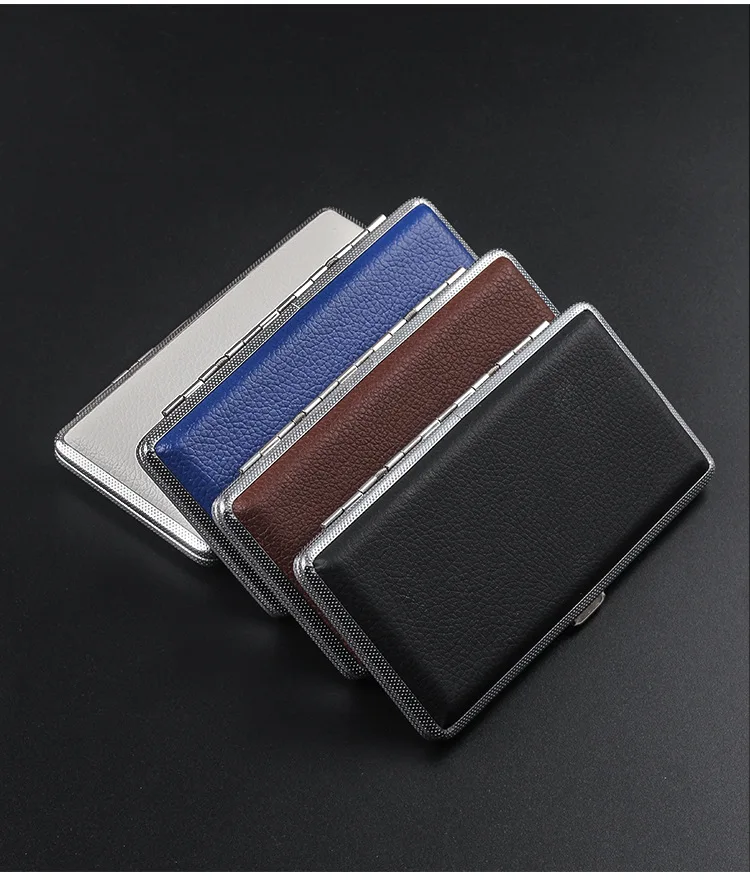 extra long cigarette case Extra Long Cigarette Case Box Holder PU Leather Men's 120mm Rolling  Cigarette Cigar Case Portable cigarette box