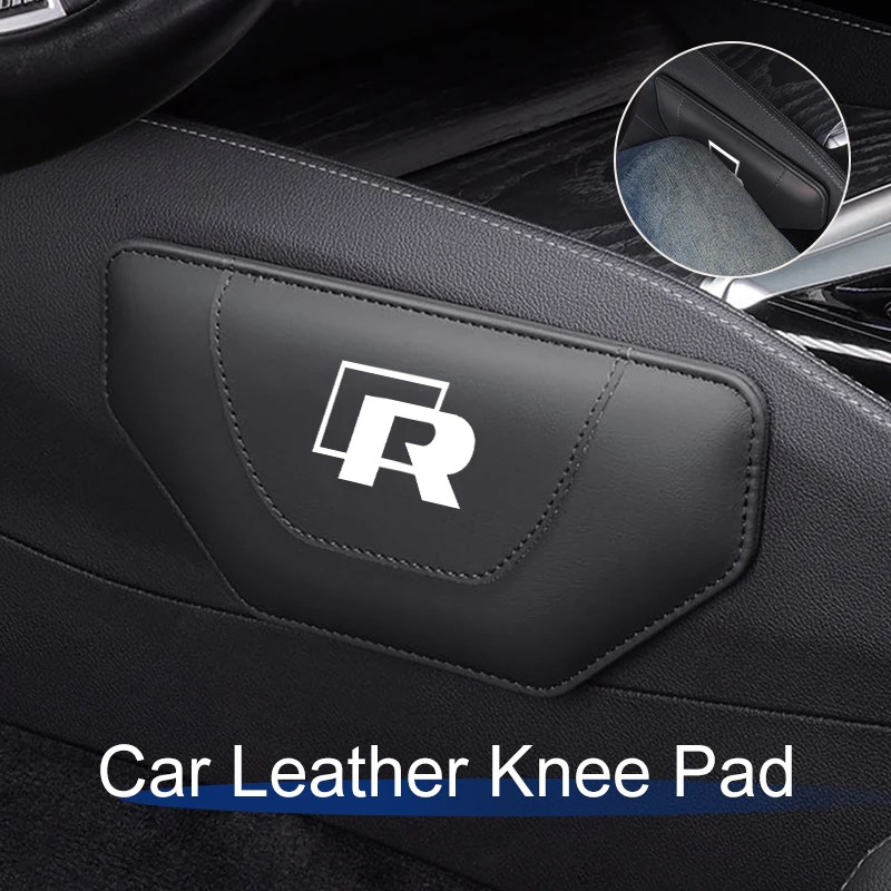 

Car Leather Knee Pad Inside Knee Cushion Comfortable For Volkswagen VW Golf 4 6 7 GTI Tiguan Passat B5 B6 B7 CC Jetta MK5