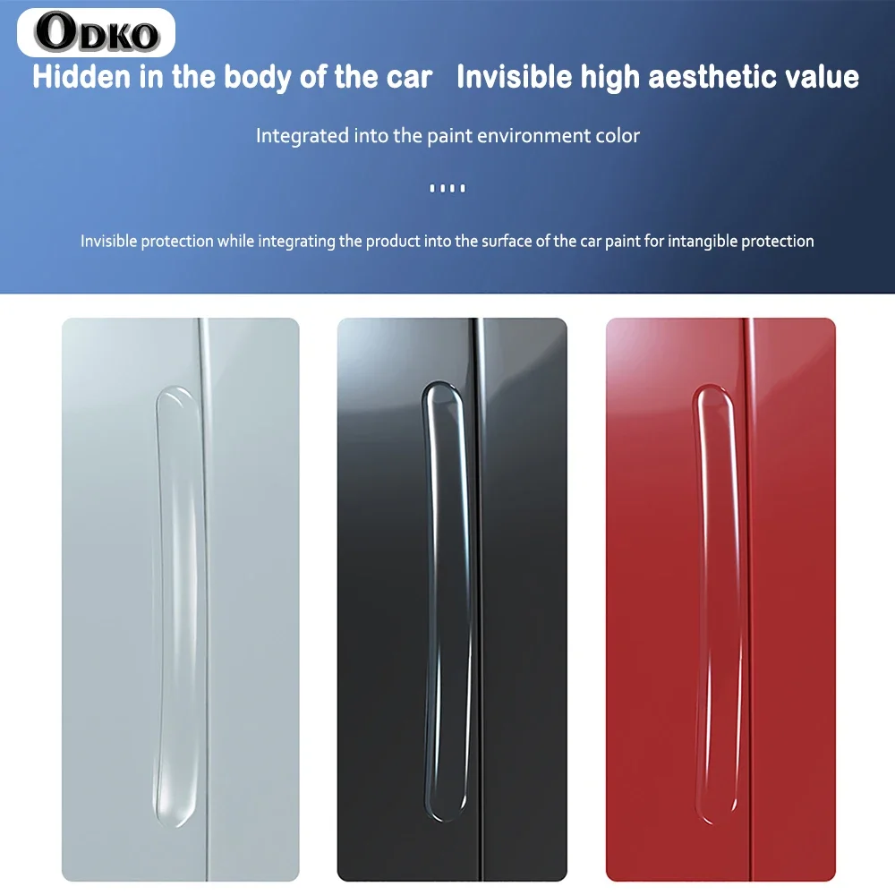 Car Door Transparent Invisible Anti-Collision Strip Bumper Anti-Scratch Widen Sticker for Universal Version Exterior Accessories