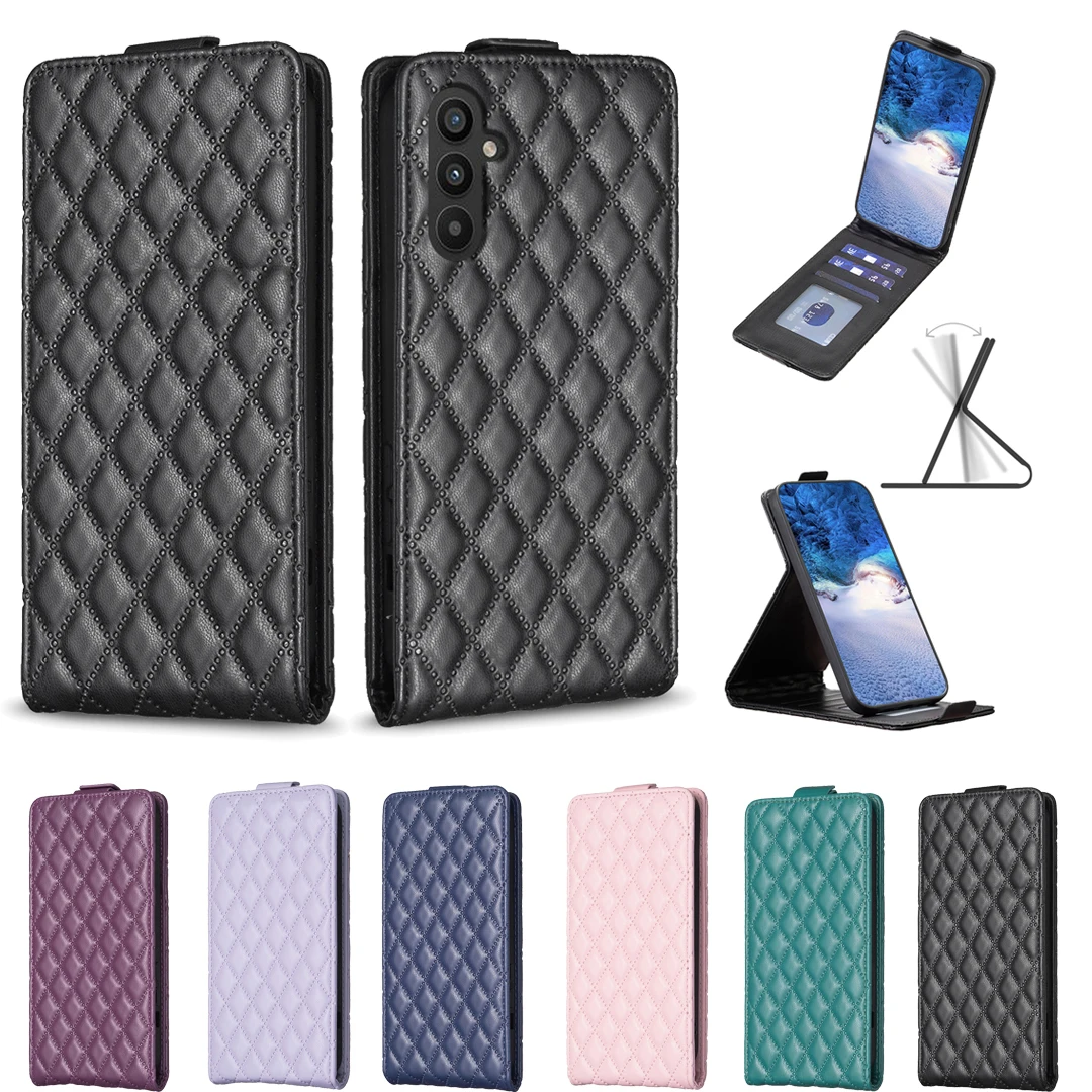 

10pcs Flip PU Leather Cases For Samsung S24 S23 FE A15 A25 A05 A05s A14 A54 A34 A24 A13 Ultra Plus 5G Phone Case Photos Frame