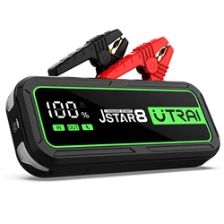 Utrai Jstar 8 Car Booster Portable Jump Starter Power Bank 3000A Peak Current LED Light Jumpstart Starting Device ODM Factory