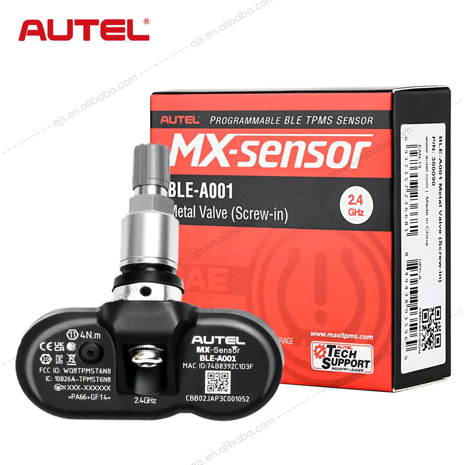 

Autel MX Sensor BLE A001 Bluetooth 2.4G TPMS for Tesla 3 Y S and X Models MX-Sensor BLE-A001 Tire Pressure Sensor Tools