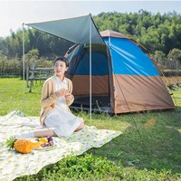 Custom Outdoor Dome Camping Tents Waterproof Portable 3-4 Person Travel Trip