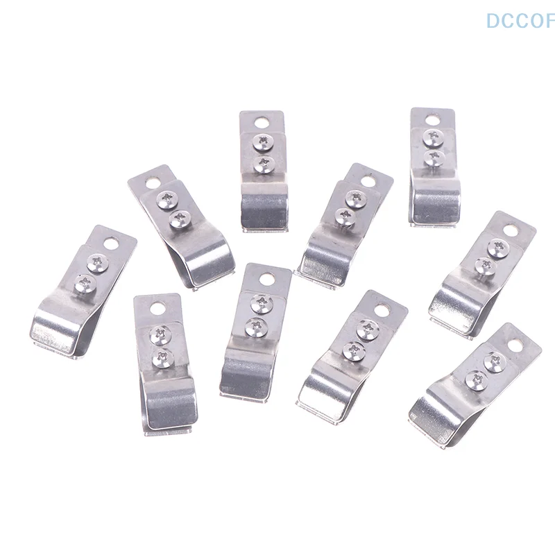 304 Hanging Pipe Clamps Pergolas Wave Canopy Installation Accessories For OD 16MM-25MM Pipe F Clips Hardware 10pcs-pack