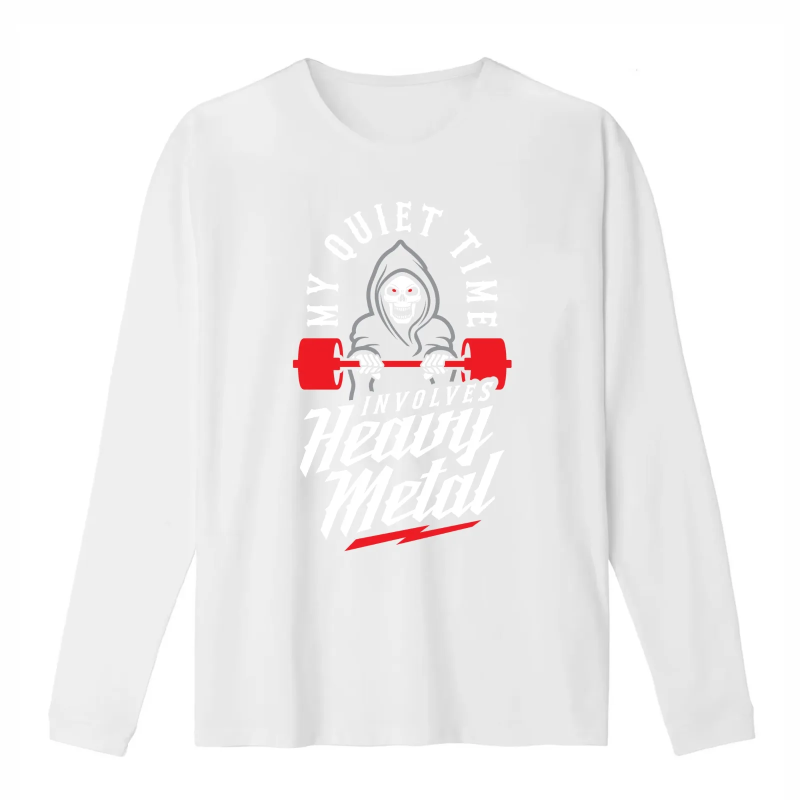 My Quiet Time Involves Heavy Metal T-Shirt Summer Casual Cotton Tee Oversized Streetwear Tops Vintage Graphic Print
