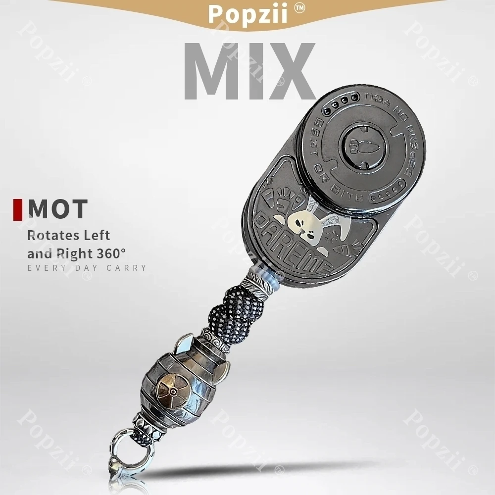 MOT EDC Zirconium Weaving Finished Products Fidgeting Toys Mechanical Rotates Left And Right 360° Anxiety Toys
