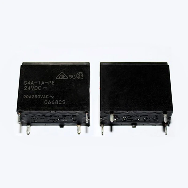 

HOT NEW G4A-1A-PE-24VDC G4A-1A G4A DC24V 20A 250VAC 24v relay DIP4