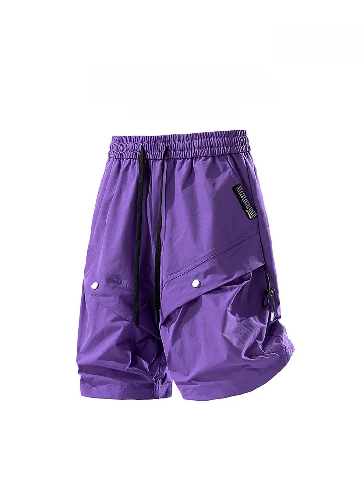 

Мужские рабочие шорты KITH: летние, широкие, спортивные, свободного кроя, длиной до колена, из дышащего полиэстера, комфортные