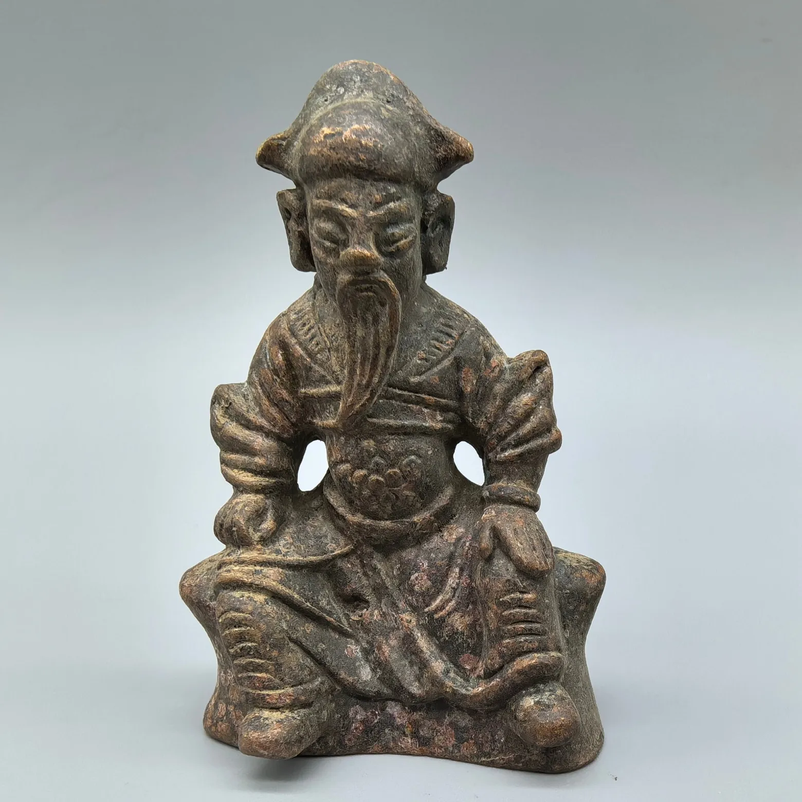 Furniture Handicrafts old Buddha Statues Pure Copper Souvenirs Dignified shapes