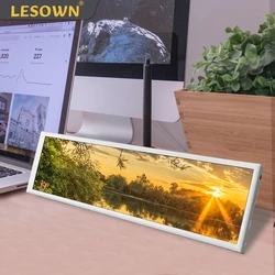 LESOWN Long Strip LCD Touch Screen 8.8'' 480x1920 Stretched Bar Display PC Secondary Monitor HDMI USB Screen for PC Raspberry Pi