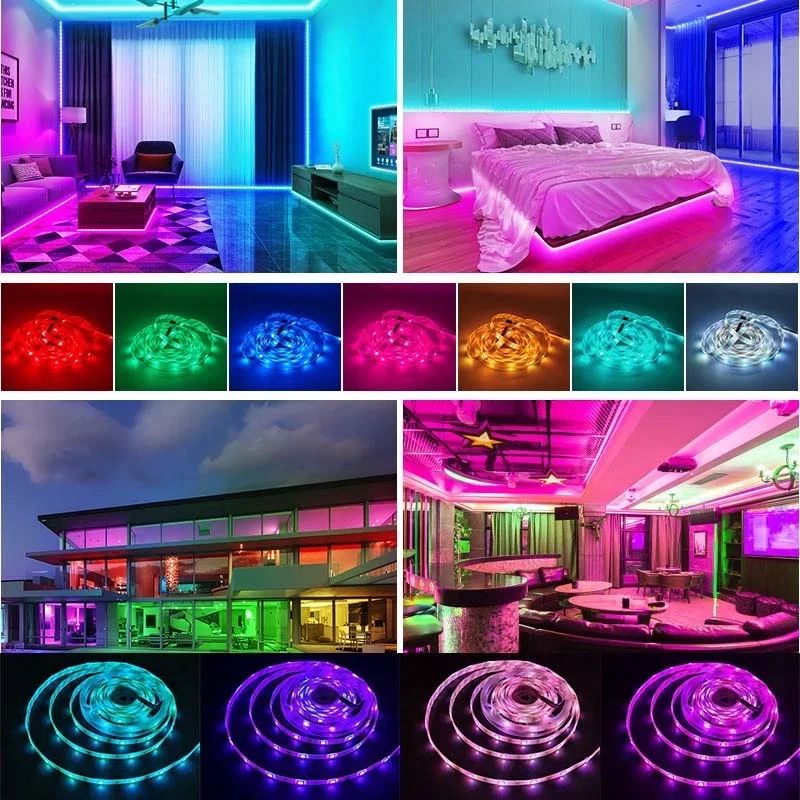 LED Strip Light 5050 RGB White Light Disk USB LED Light TV Backlight Room Decoration Luces LED Tape Diode Flexible Tape