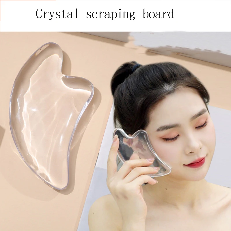 Whole body universal massage tool crystal scraping board + crystal bar