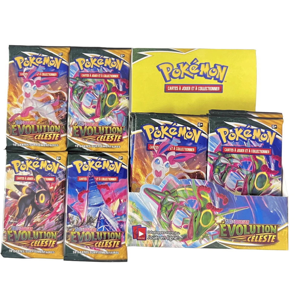 Francuskie Karty Pokemon 151 AVENTURES ENSEMBLE Obsidian Flames Pokémon Booster Battle Transaction Cards Collection Cards Toy