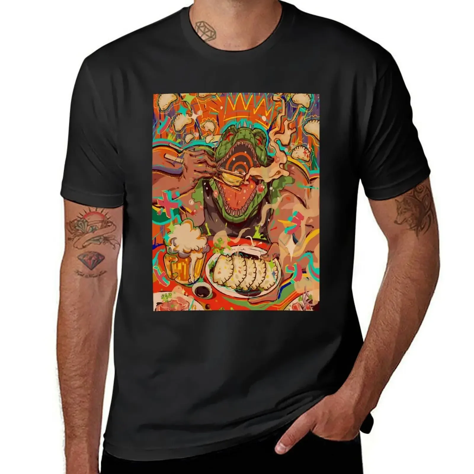 

Dorohedoro T-Shirt sweat tees vintage plain white t shirts men