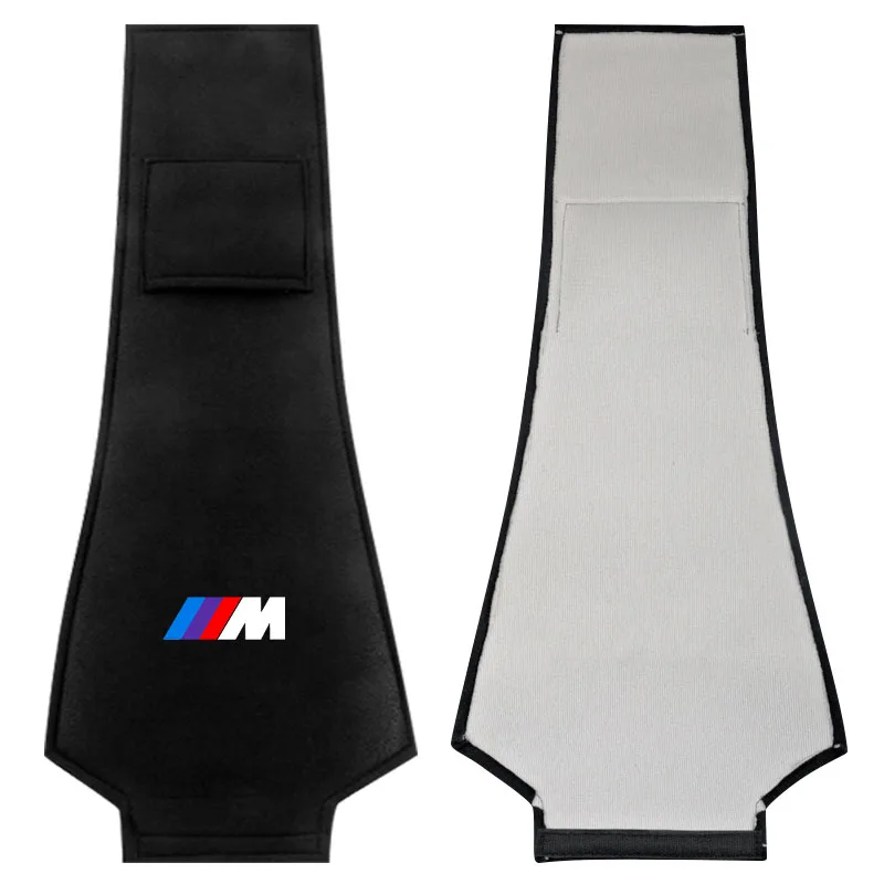 Car Headrest Cover Seat Head Pillow Neck Headrest Cover Car Stying For BMW M Performance Series POWER X1 X2 X3 X5 X6 G20 G30 G11