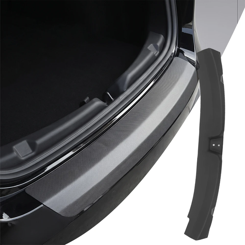 For Tesla Model 3 Highland Car Trunk Sill Protector Guard TPE Anti-Scratch Mat Rear Cargo Threshold Cover Protection Accessories