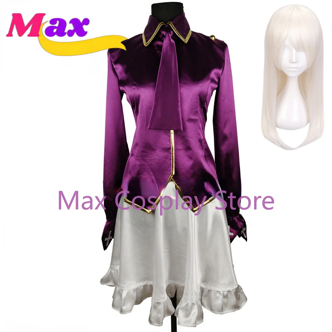 Max Illya Costume Illyasviel Von Einzbern Full Set Unform Outfit Cosplay Halloween Carnival Costume Cosplay Custom size