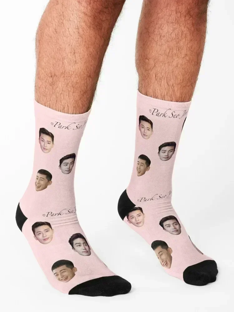 حزمة ملصقات بارك سيو جون جوارب حرارية للرجال شتوية فاخرة هدية عيد الميلاد جوارب لكرة القدم للسيدات والرجال #3