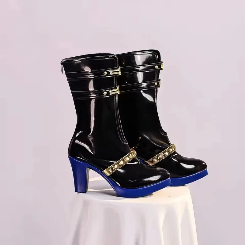 

KK56Wuthering Waves Galbrena High Heels Cosplay Game Shoe Costume Accessories Props Anime Halloween Party for Woman Shoes.OJ6/