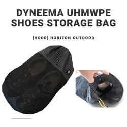 [HODR] Outdoor Camping Shoes Bag Dyneema UHMWPE Shoe Storage Breathable Mesh Dyneema Drawstring Bag Portable Multi-functional