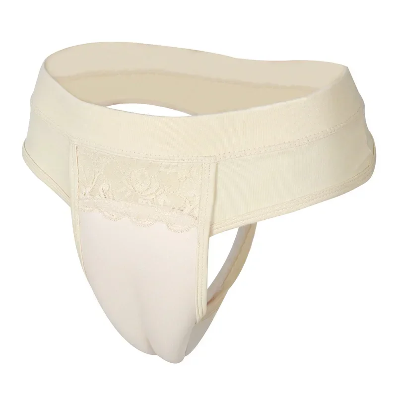 

Mens Hiding Gaff Panty Shaper Brief Underwear For Crossdressing TG Men Lace Hiding Gaff Thong Underpants Sexy G-strings