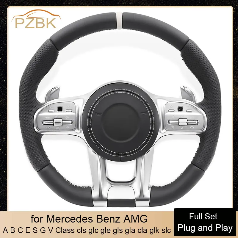 

Car Steering Wheel Full Set Plug and Play ACC Heated Vibration for Mercedes Benz AMG AMG C63 E63 A C E Class W212 W205 W204 W213