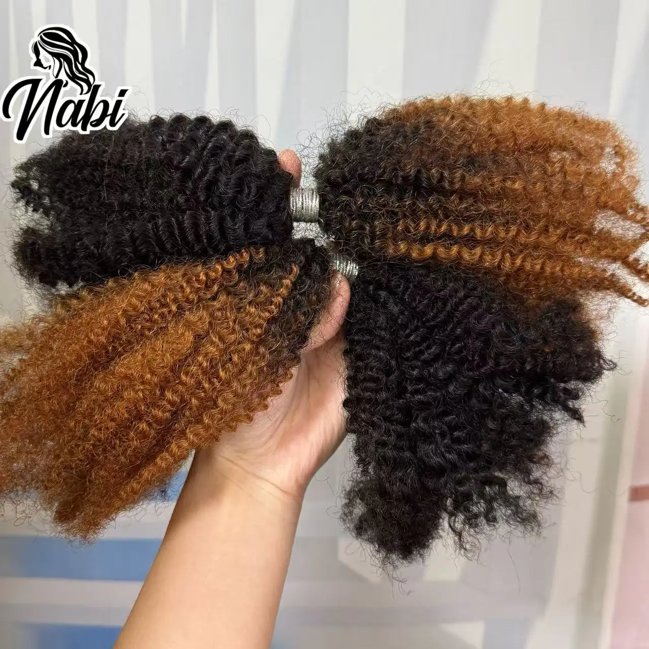 حزم الشعر البشري لضفائر Locs 4C الأفرو غريب مجعد السائبة تمديد جديلة 16 بوصة شعر عذراء الخام غير المجهزة السائبة لا لحمة #5