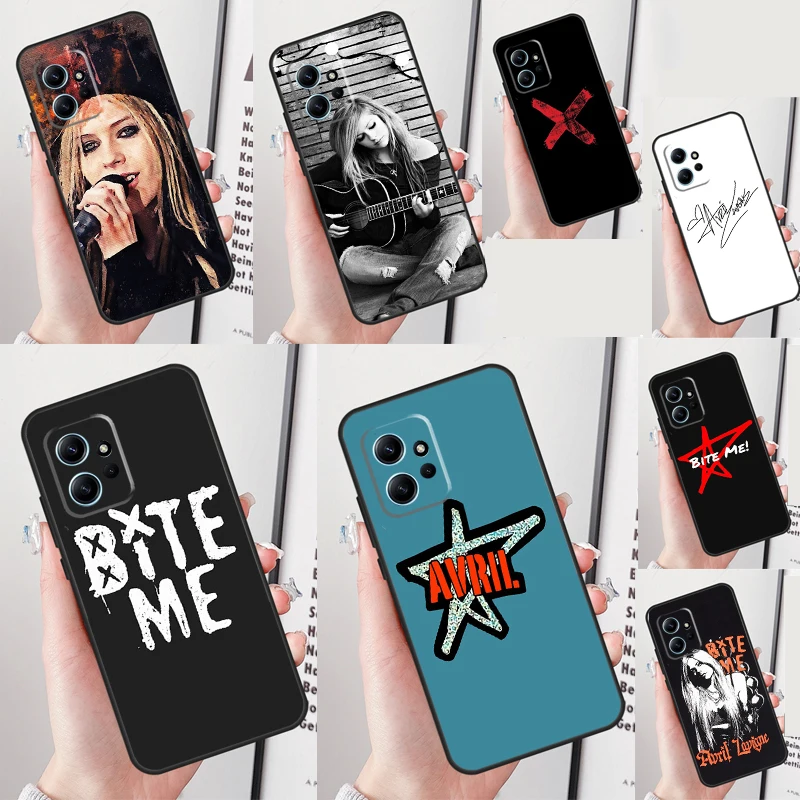 Singer Avril Lavigne Case For Xiaomi Redmi 12 9C 10A 10C 12C Redmi Note 11 8 9 10 12 Pro 9S 10S 11S 12S Cover