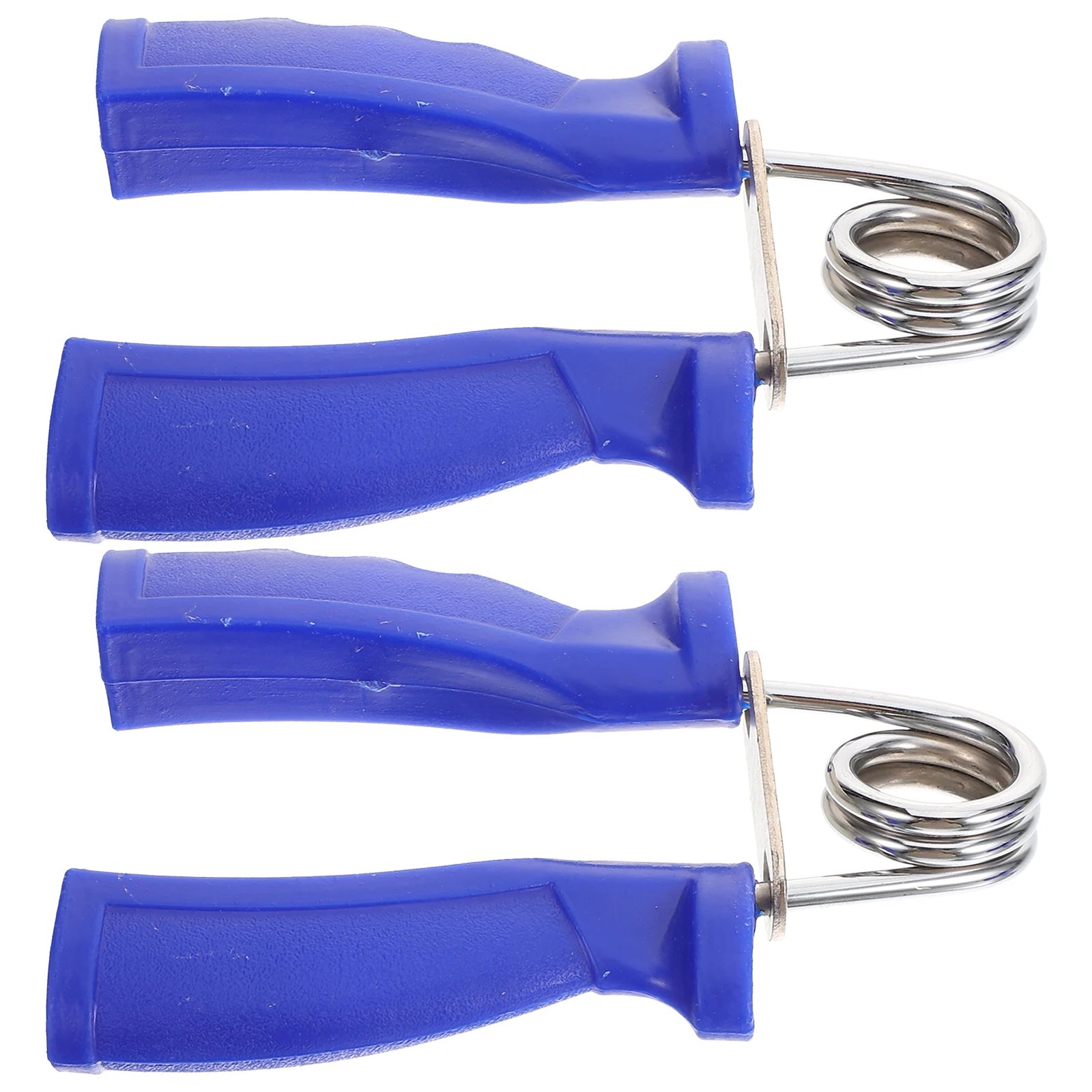 

2pcs Hand Gripper Strengthener Plastic A Shape Blue Color Portable Lightweight Compact Size Grip Trainer Forearm Workout Home