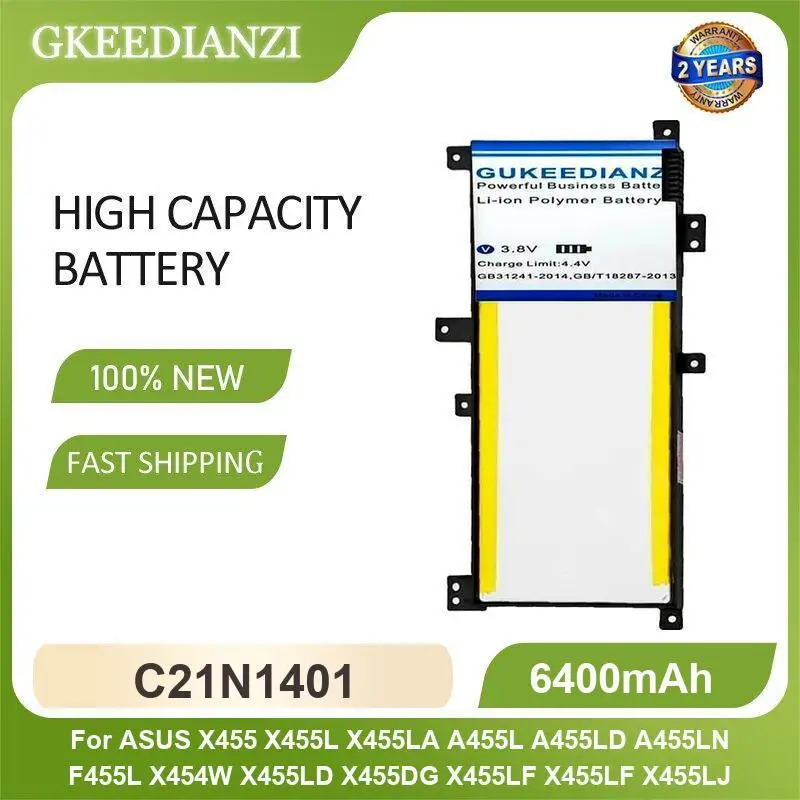 Batteria Per ASUS X554L X555L X555LB X555LN X555 X540 X540L X540LA X X X556UF X556UR X455 X455L c21n1347 A31N1519 C21N1509 C21N1401