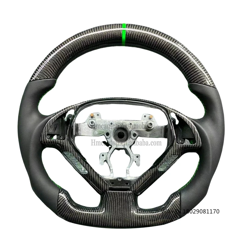 Factory Hot Sale Carbon Fiber Leather Steering Wheel Custom Fit for Infiniti G27 G37 Car Model