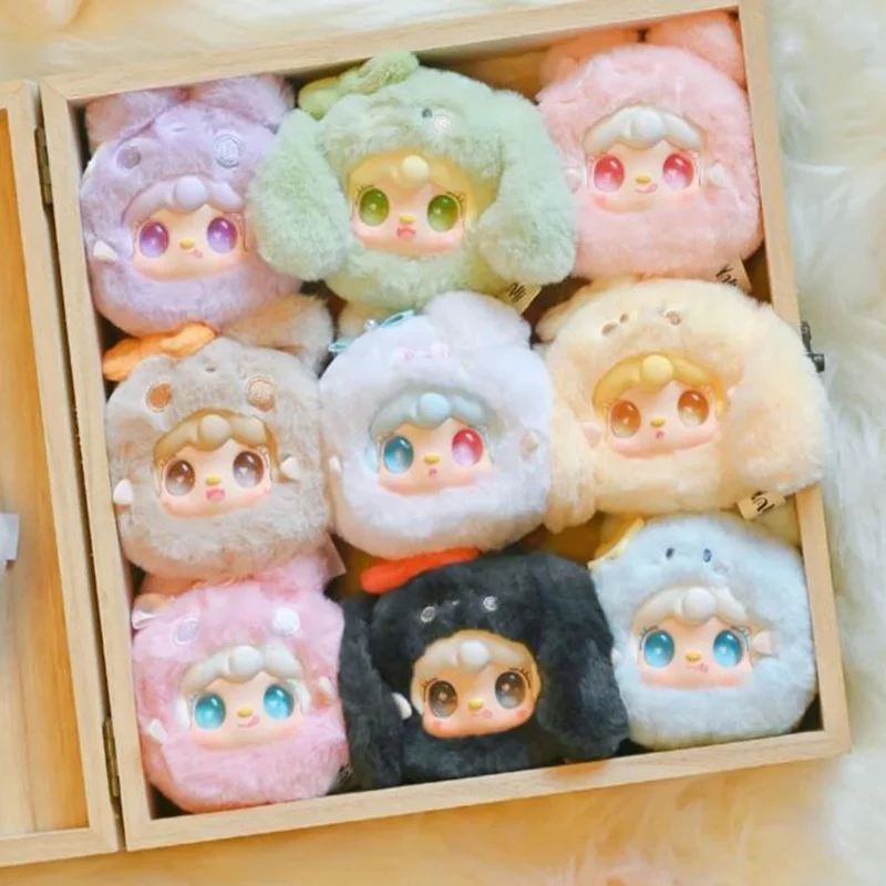 

Genuine Yooki V12 Blind Box Cute Rabbit Series Mystery Boxvinyl Plush Doll Kawaii Bag Pendant Decoration Mini Doll Girl Gifts